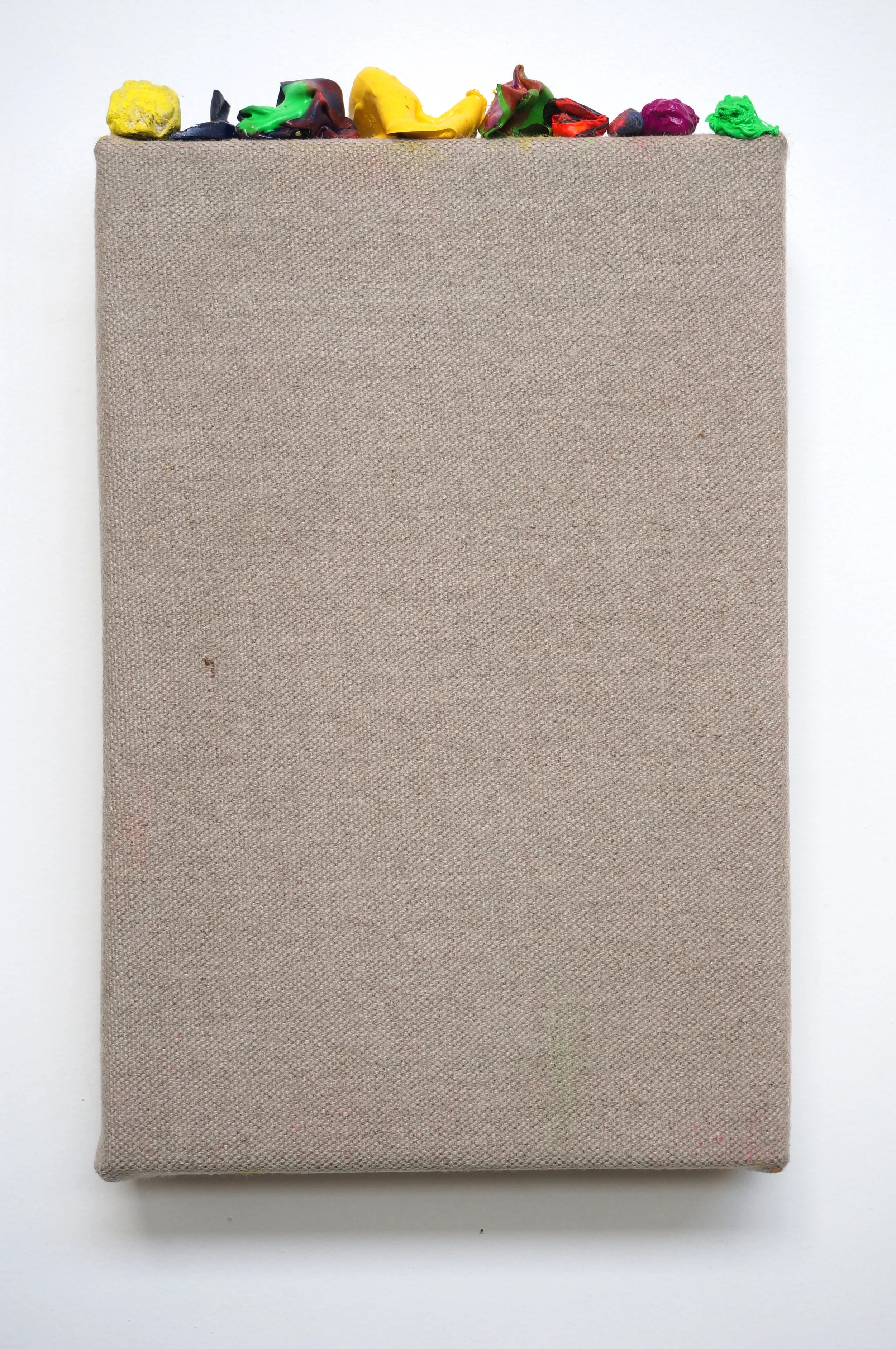  JOEL GAILER  Abstract edge #2 , 2019 acrylic and raw pigment on linen 33 x 20 cm 