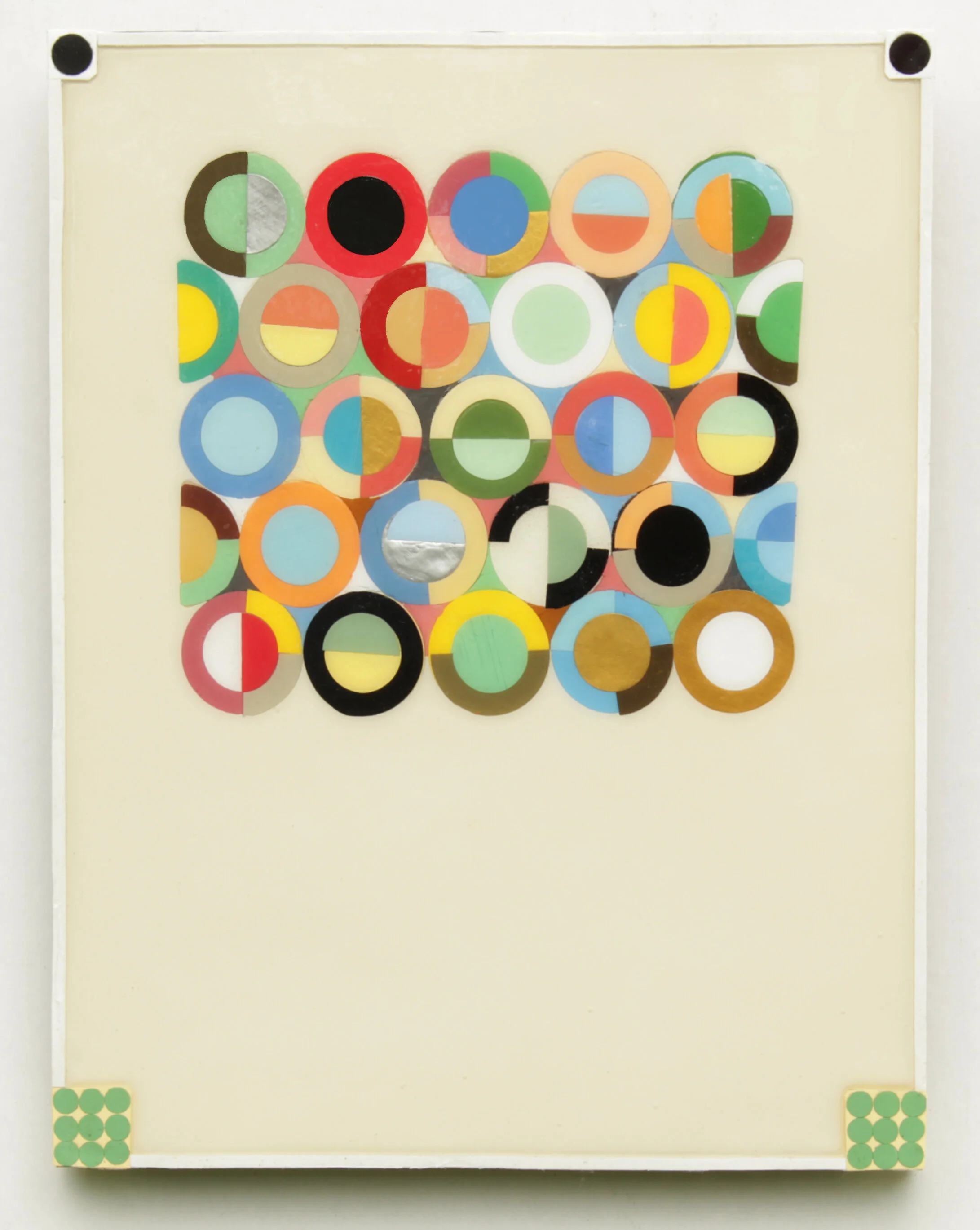  MARK RODDA  Marble Lattice #10 , 2021 synthetic polymer on wood panel 23 x 18 x 1.2 cm 