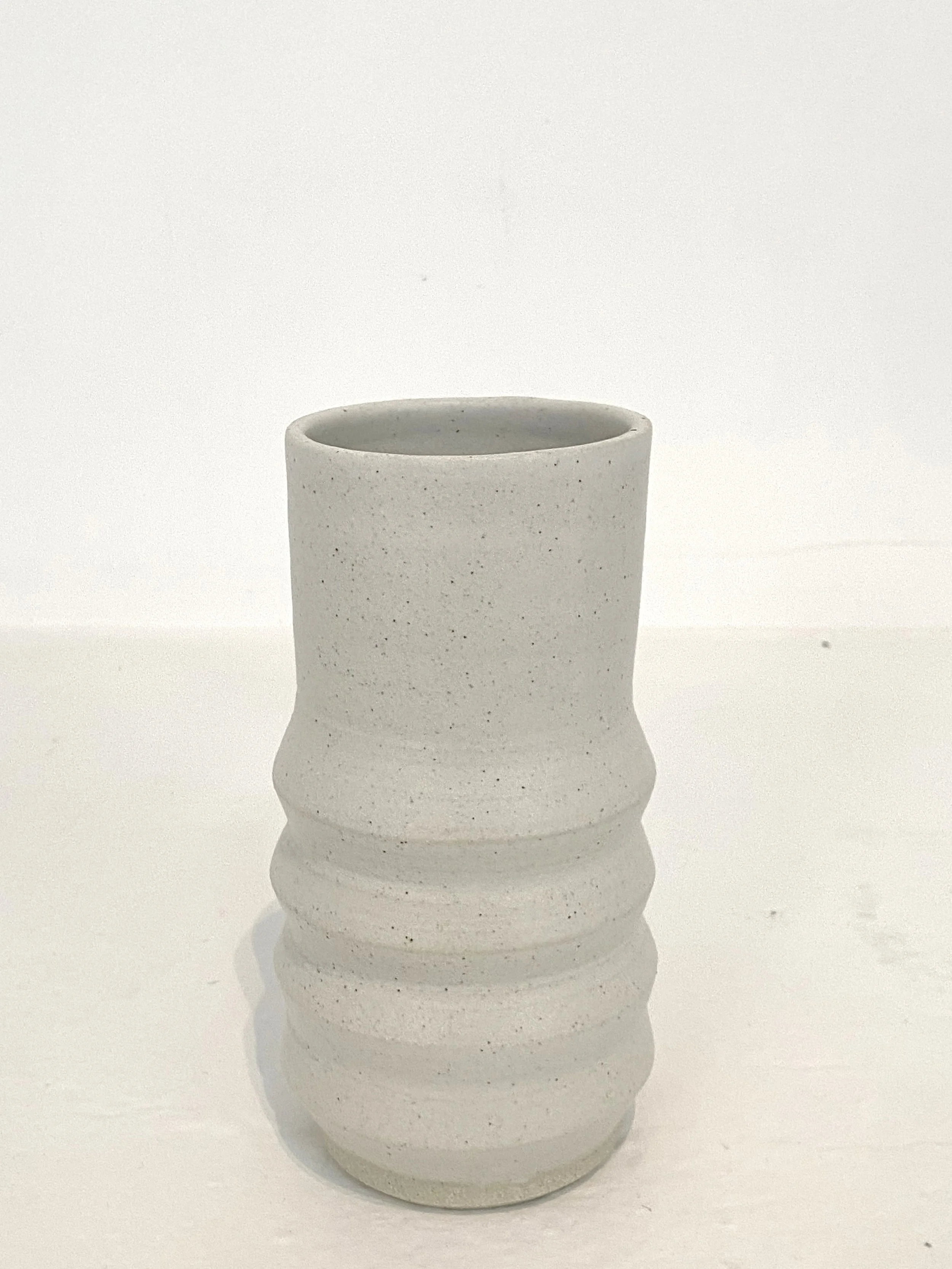 Zig Zag Vase White 1 — Stockroom Gallery Victoria