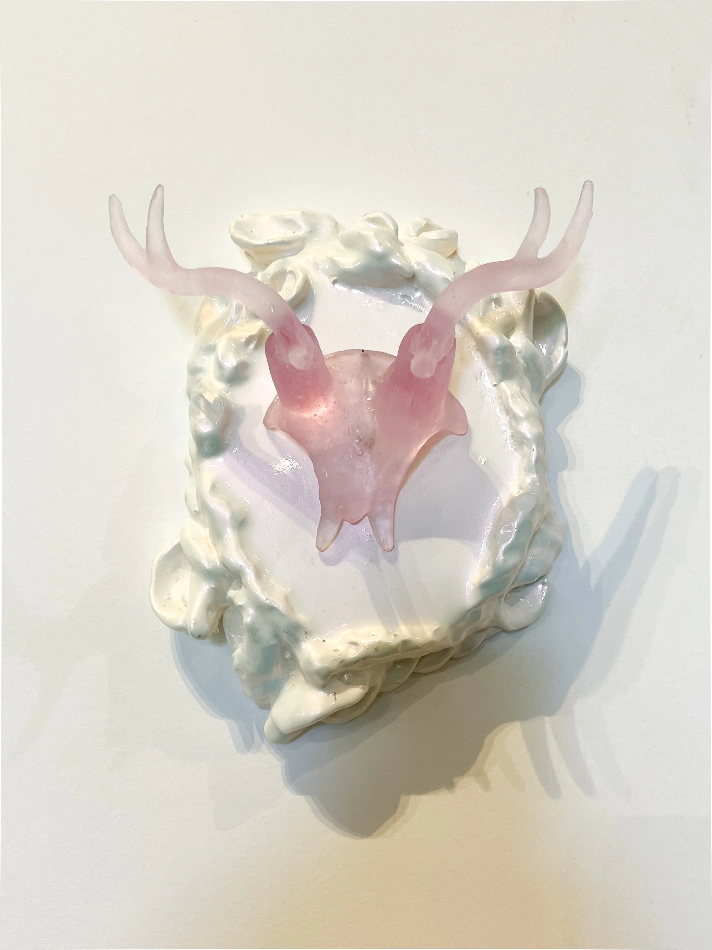 Trophy #4, deer (pink)