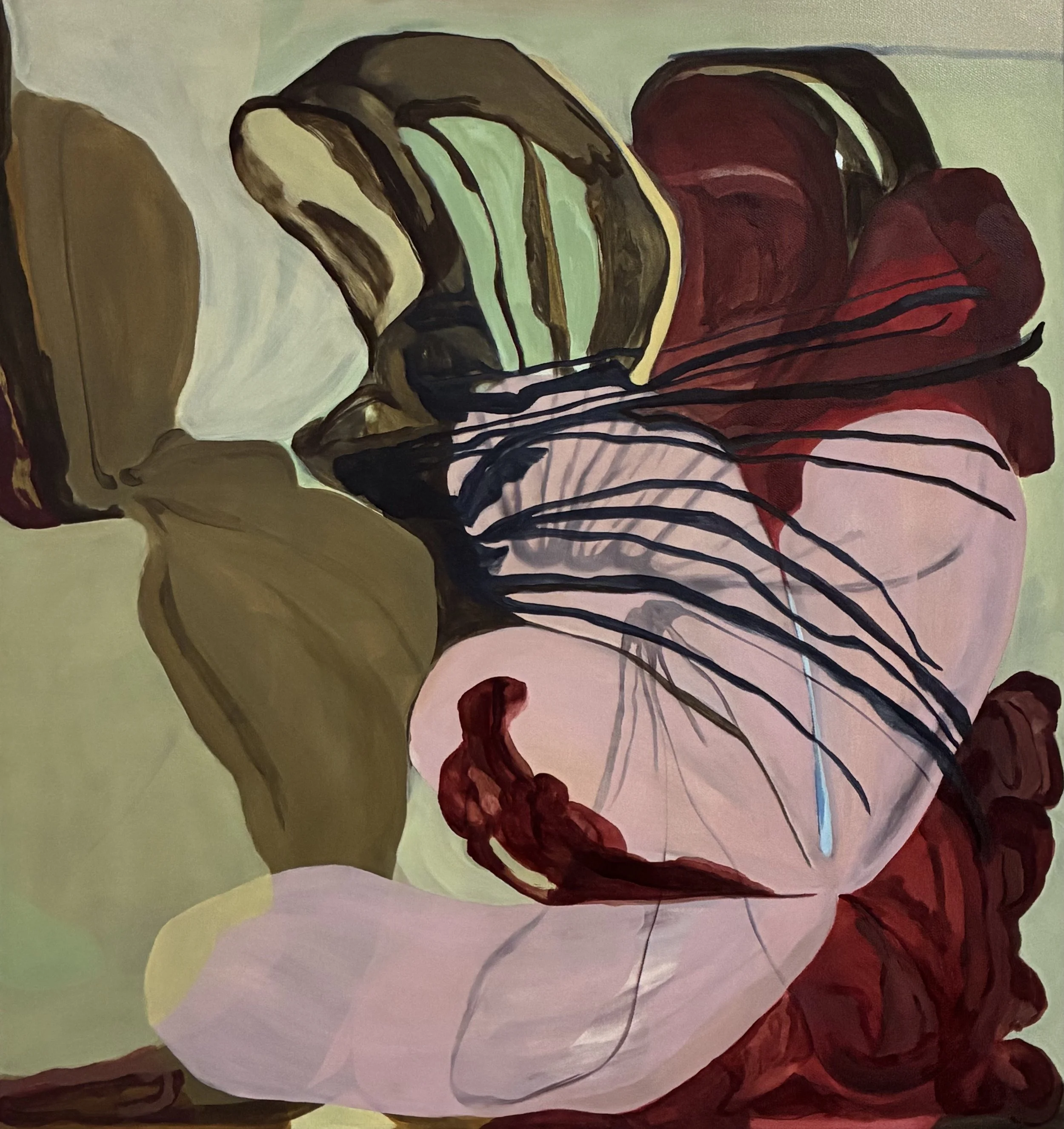  ANTHEA KEMP   Forgotten something some thing , 2025 oil on canvas 77 x 81.5cm 