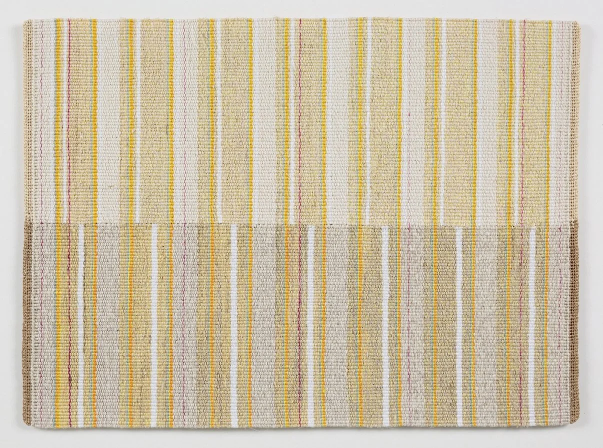  SARA LINDSAY  Tatami Drawing No 7 , 2022 cotton, silk, linen, cotton, hemp 32.5 x 44 cm 