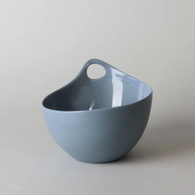 OVO bowl in petrol blue #3 (gloss)