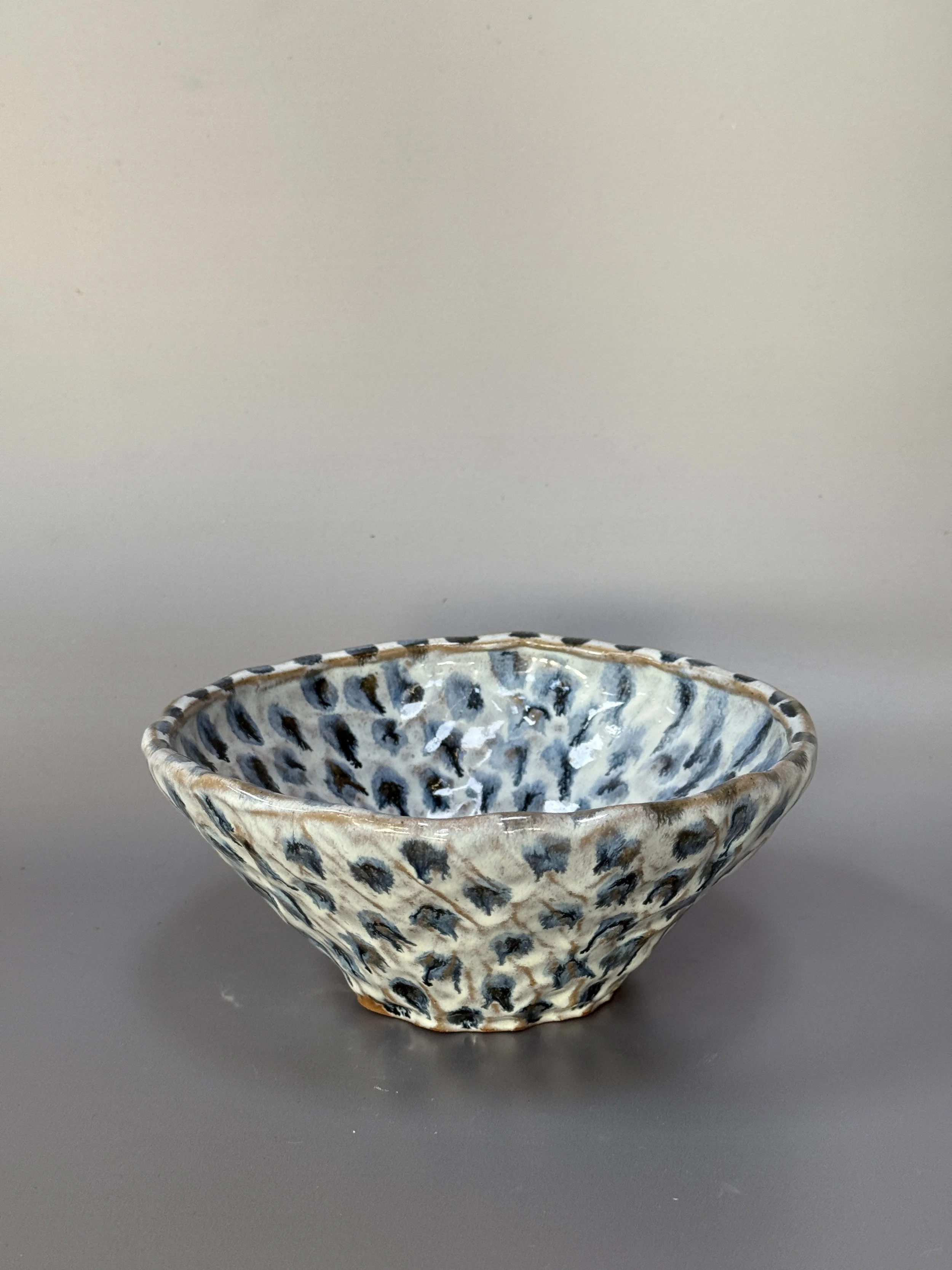 dawn-vachon-large-pinched-bowl-blue-dots-1.JPG
