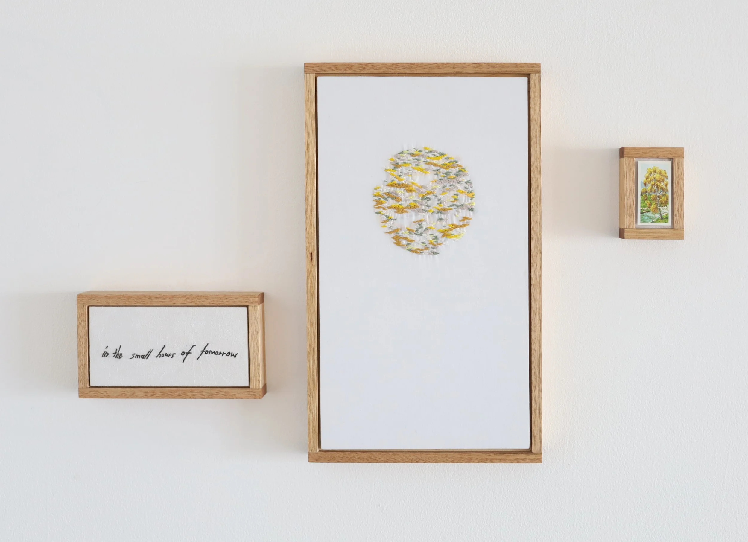 in the small hours of tomorrow (triptych)