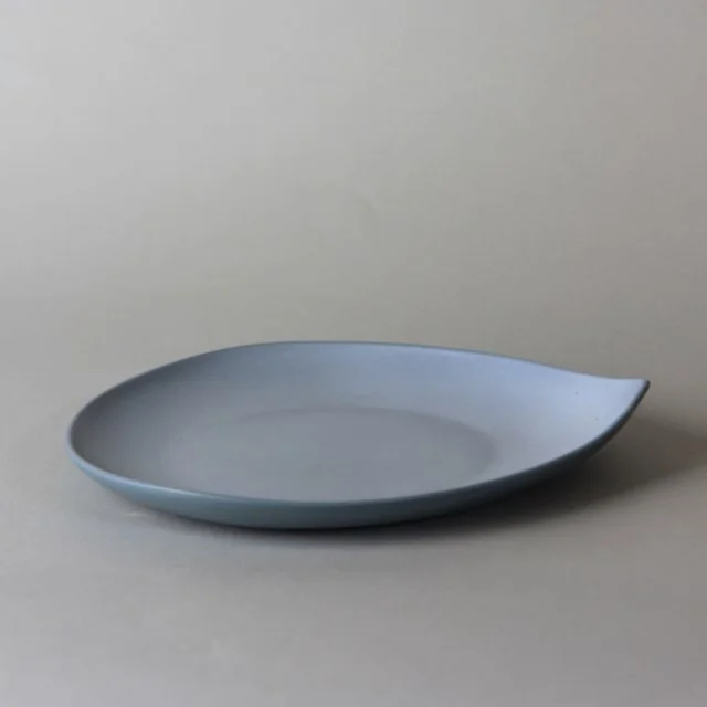 OSSI plate in petrol blue #1 (satin)