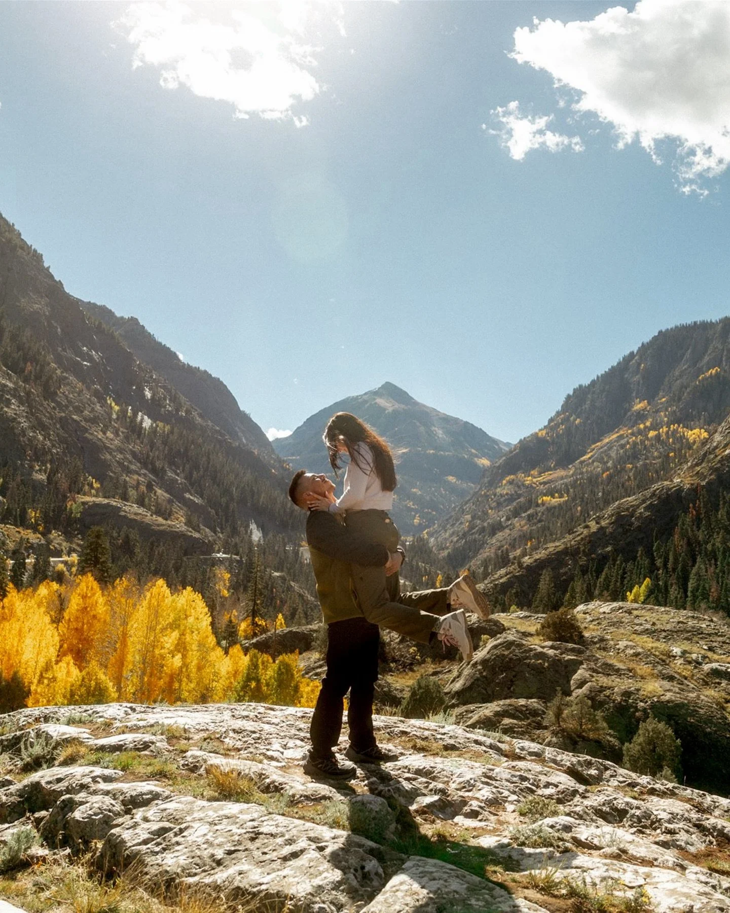 These two eloped in the southwest mountains of Colorado. They had the most perfect day- warm October sun and the fall colors were popping!🍂

They told me their dream day would start out slow with breakfast in the mountains and reading their hand wri