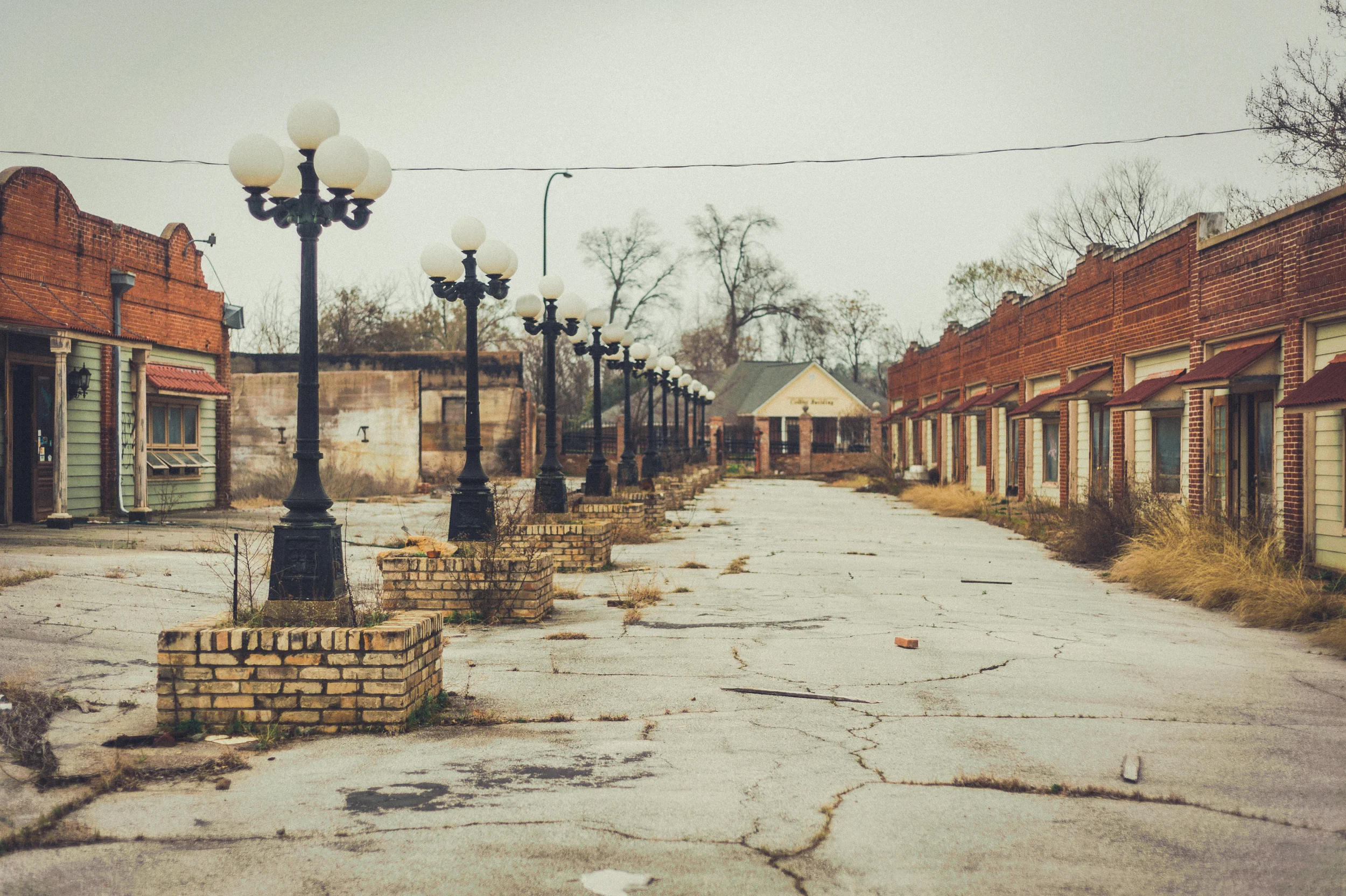 Urban ghost town