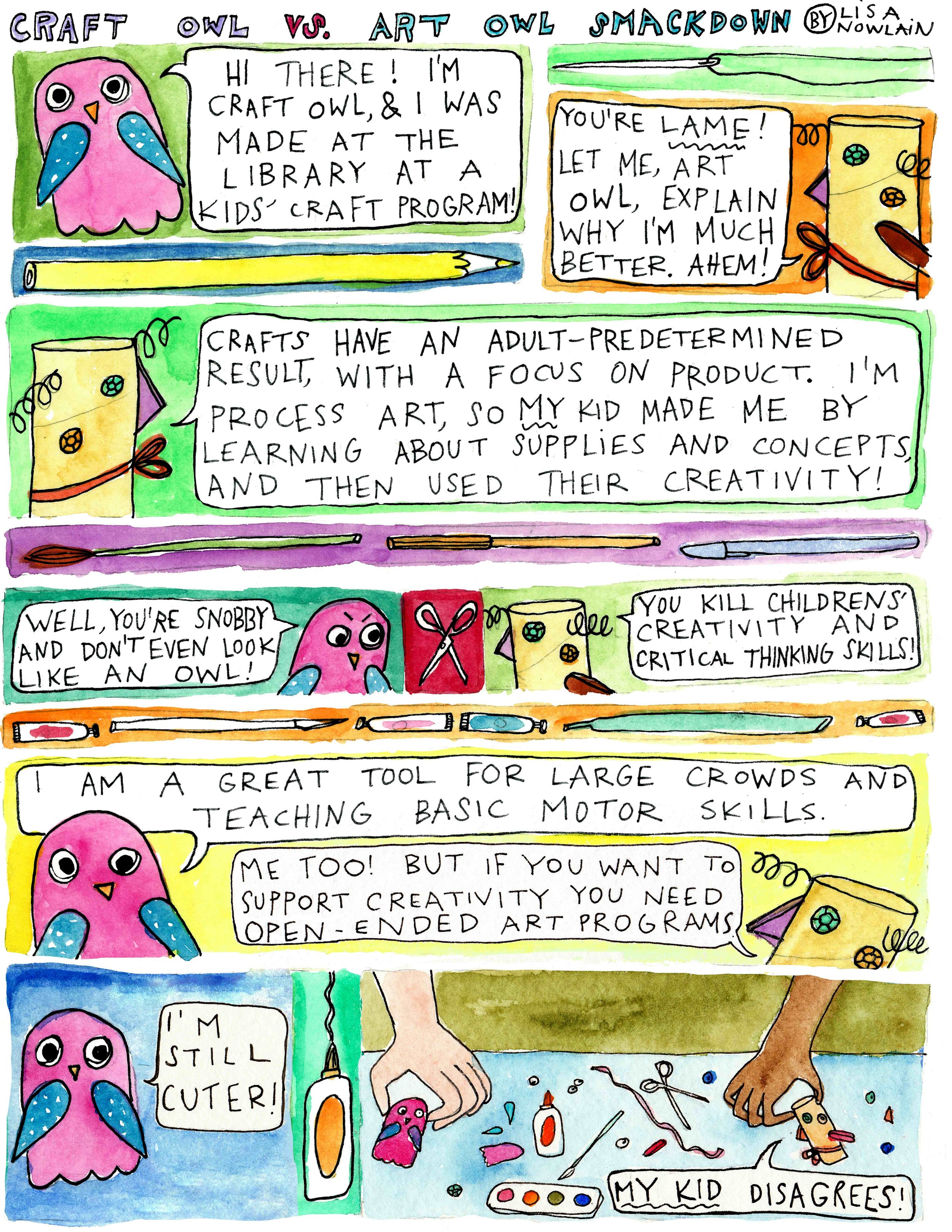 Comic for School Library Journal