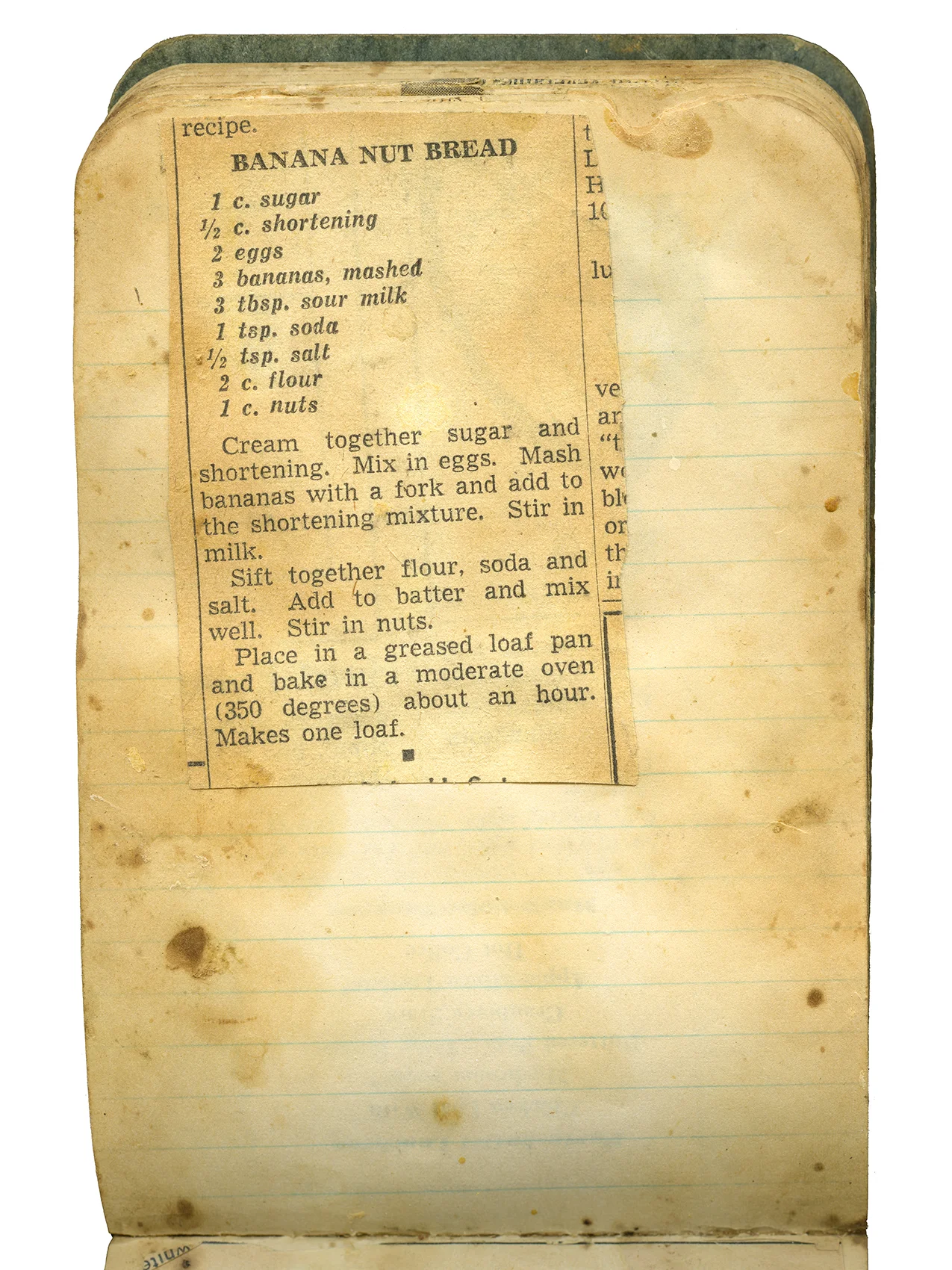 Recipe #1, 2015