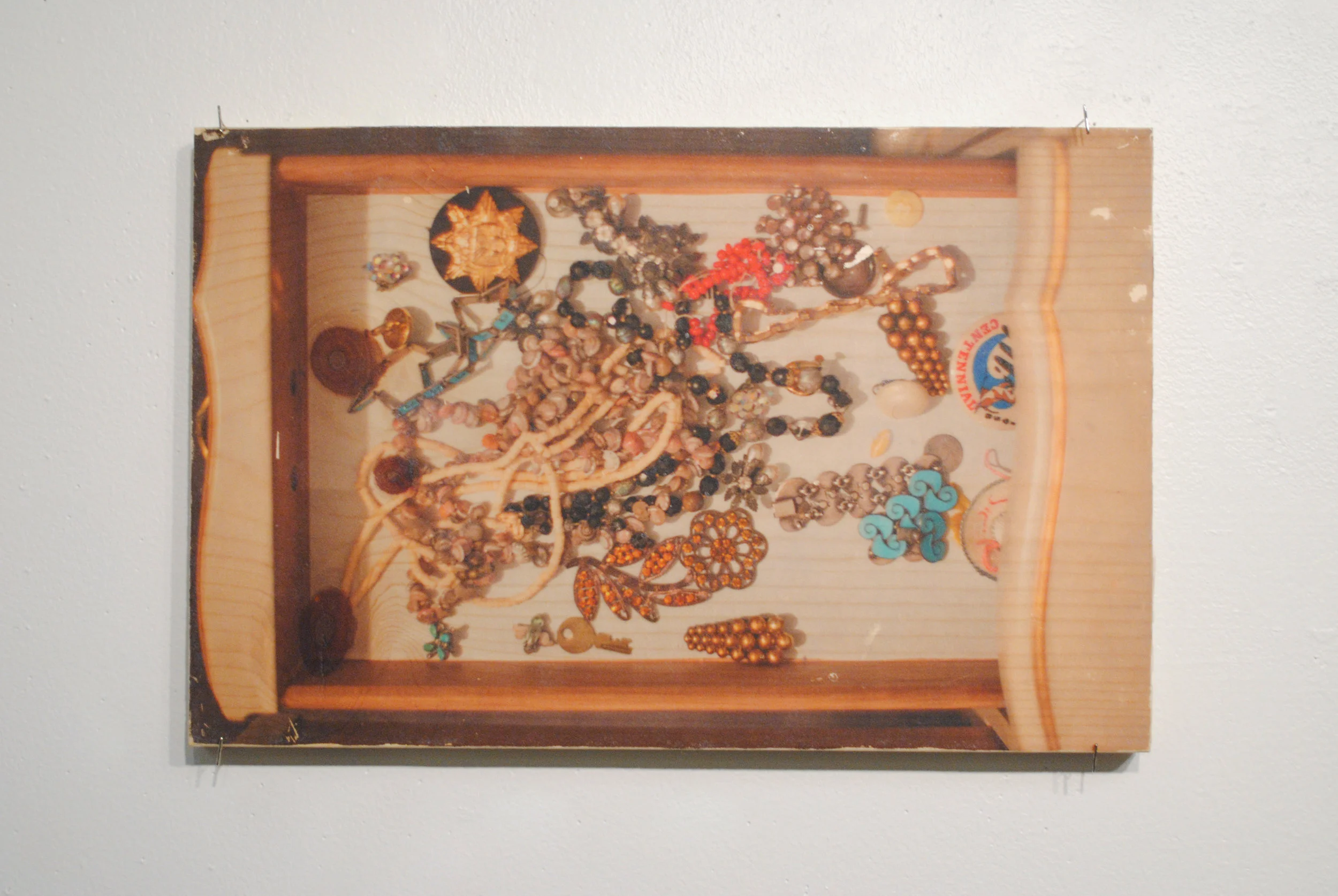 "Drawer" 17x11, Ink Transfer to Wood, 2015