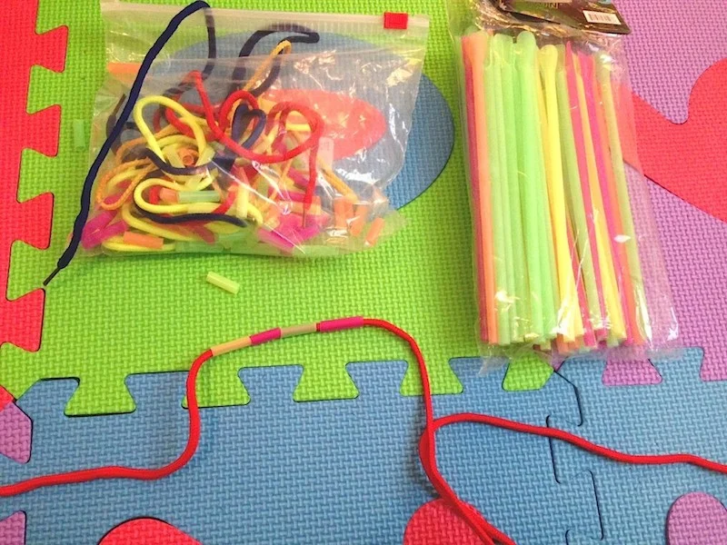 Homemade Beading for Toddlers