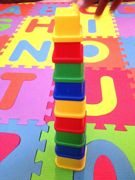Plastic Stacking Squares 2