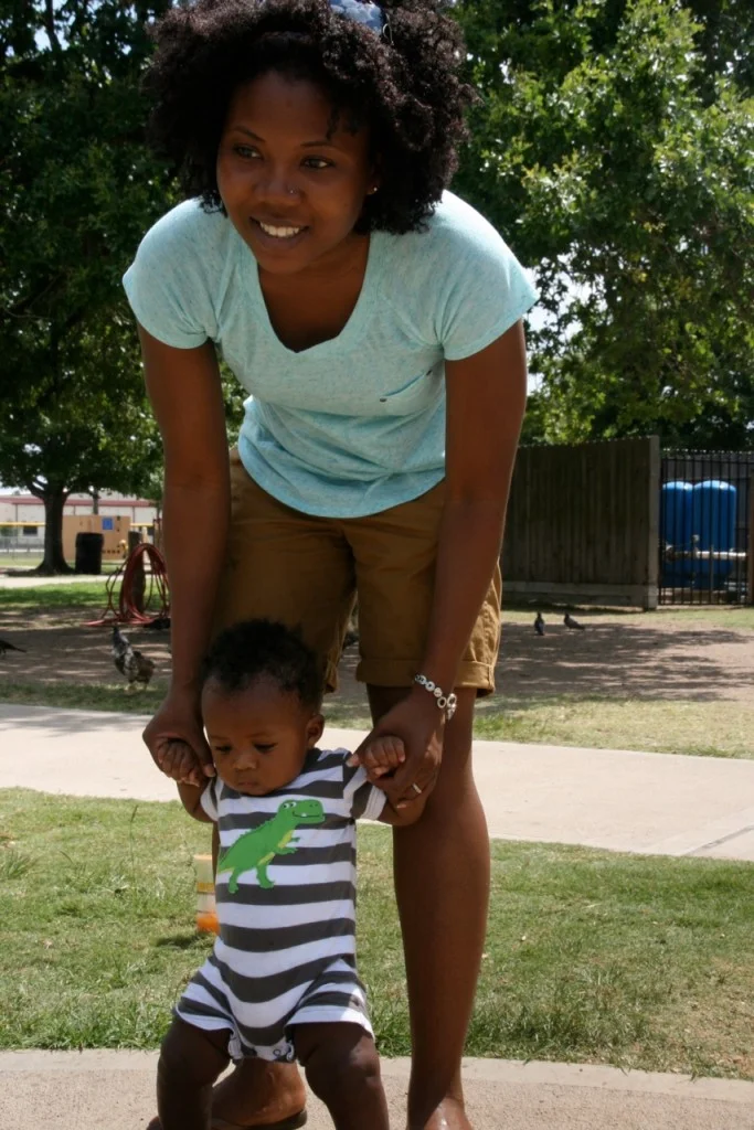 Me and little sir at the park