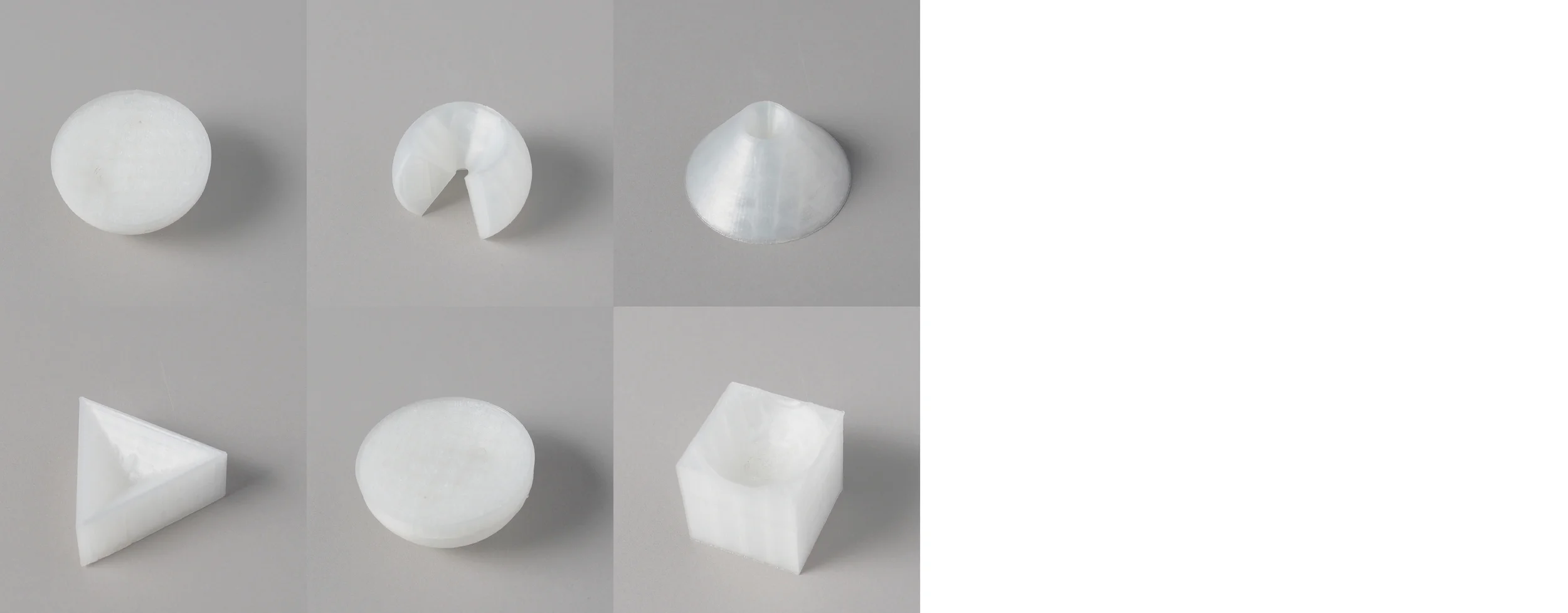 Form study: Indent Series Size: 4” x 4” Material: PLA