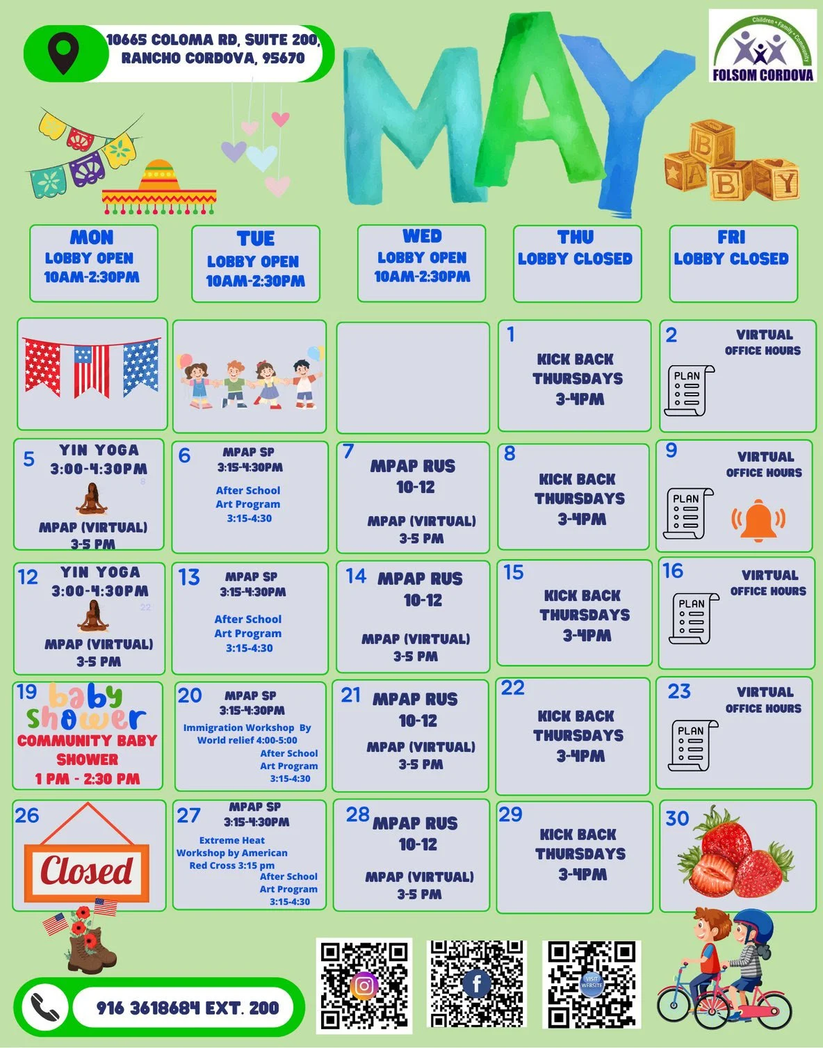 Current Calendars — Folsom Cordova Community Partnership