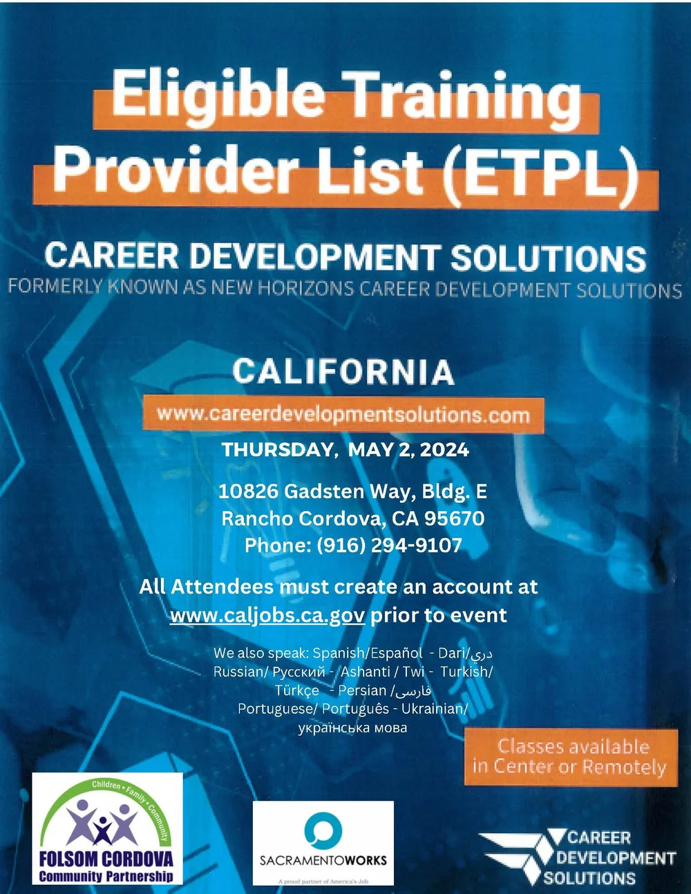 Job Center — Folsom Cordova Community Partnership