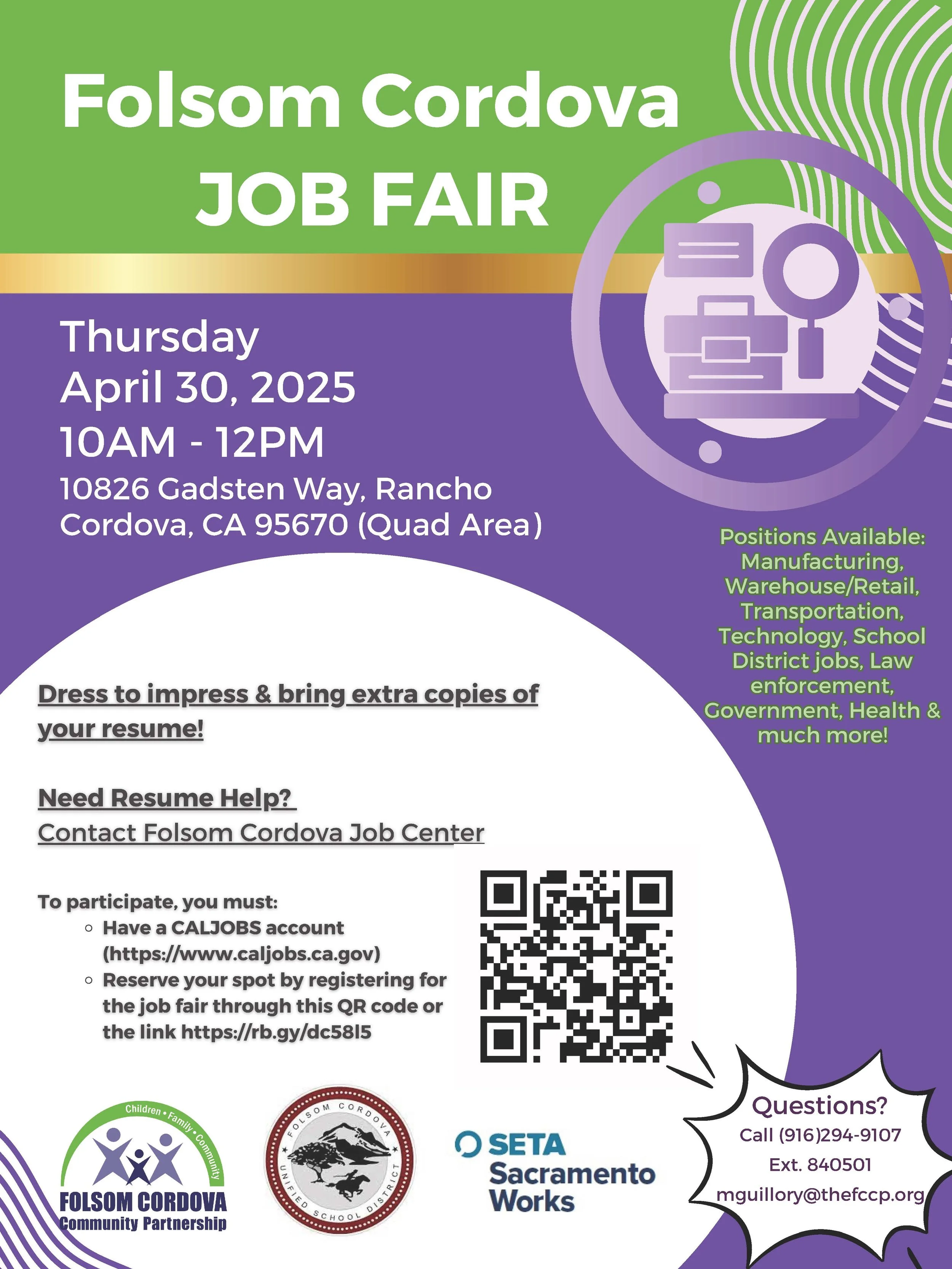 Employment — Folsom Cordova Community Partnership