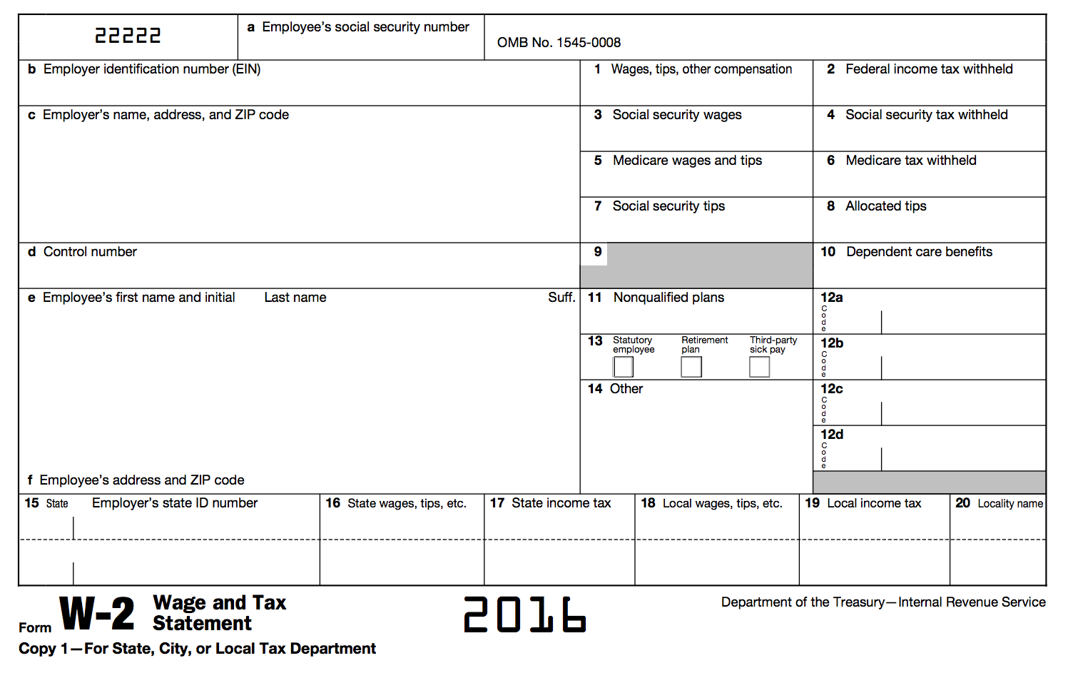 IRS Form W-2