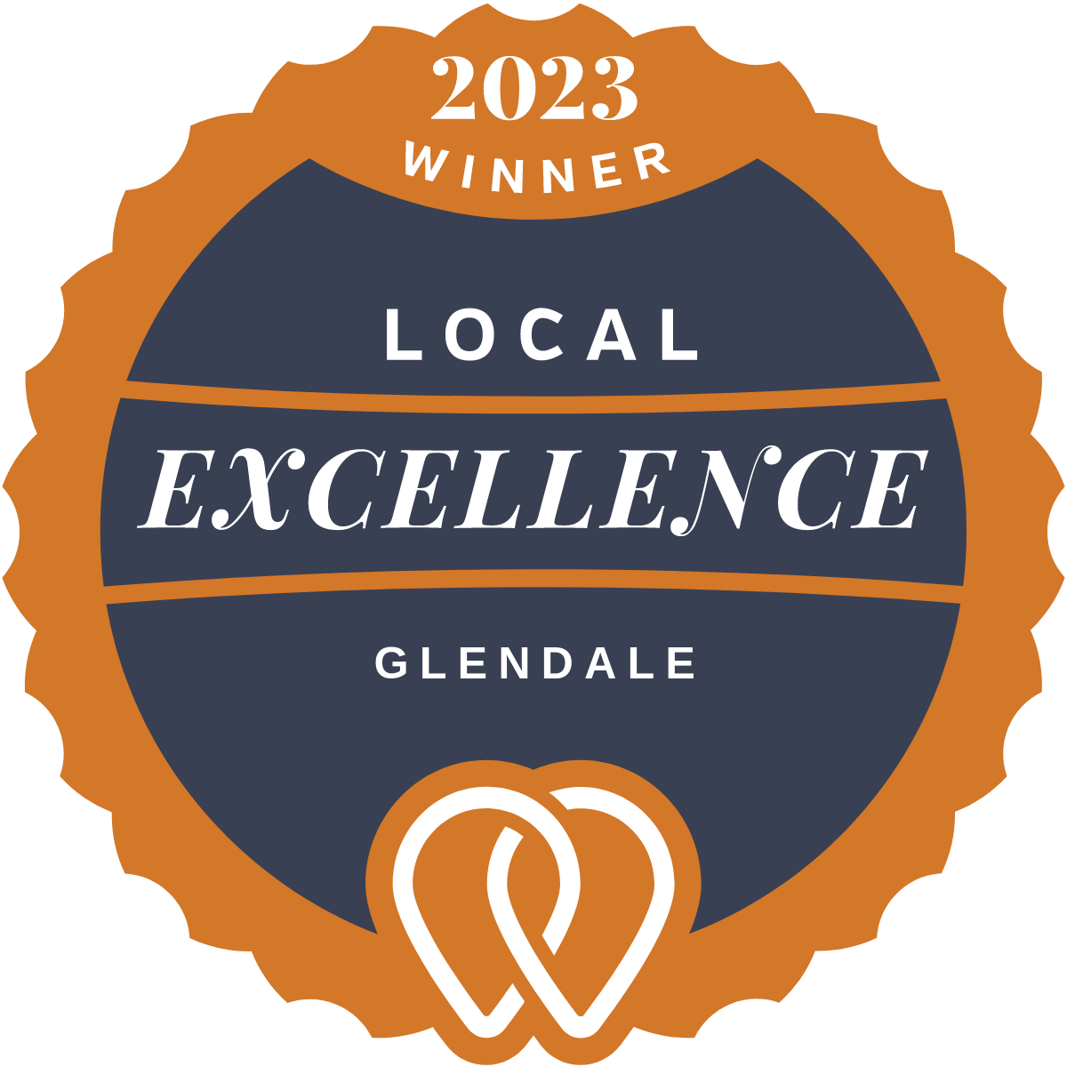 Announced as a 2023 Local Excellence Award Winner by UpCity