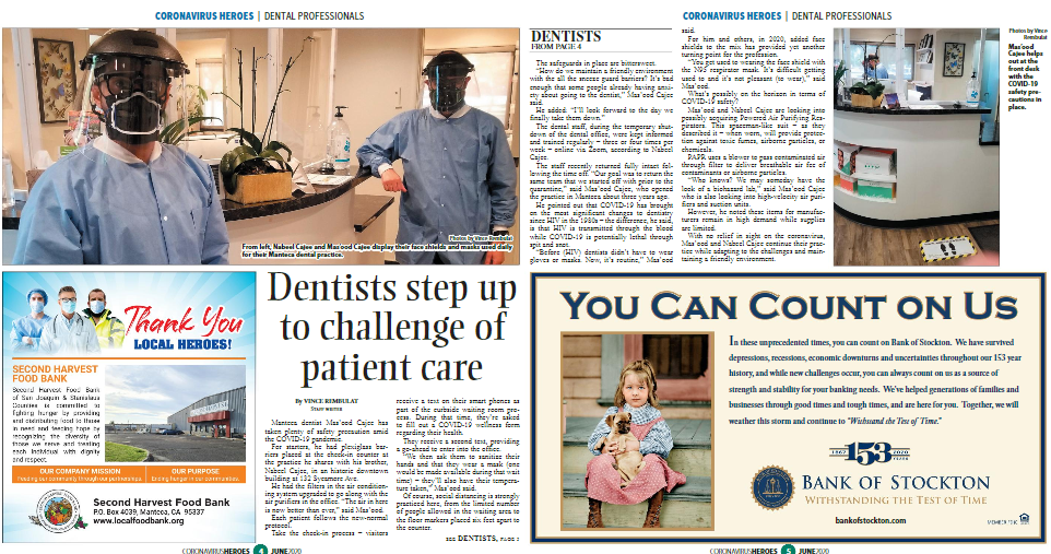 Coronavirus Heroes: Dentists step up to challenge of patient care
