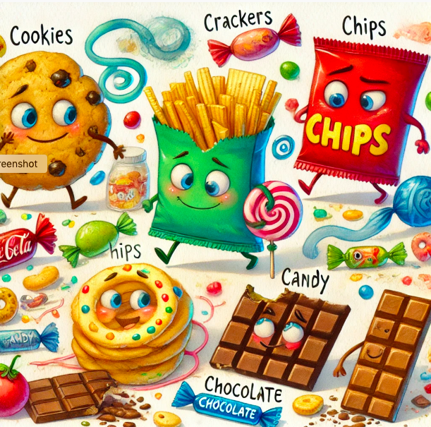 The 5 Cs: Why are Cookies, Crackers, Chips, Candy, and Chocolate bad for Your Health and Teeth?