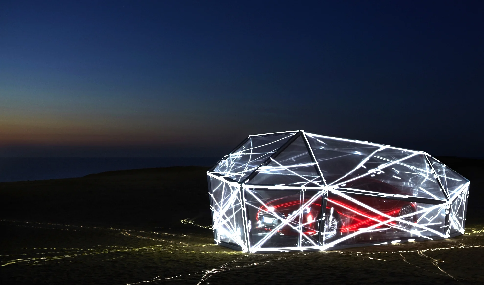 2015 The new Audi TT Landing, Japan at Tottori Dune