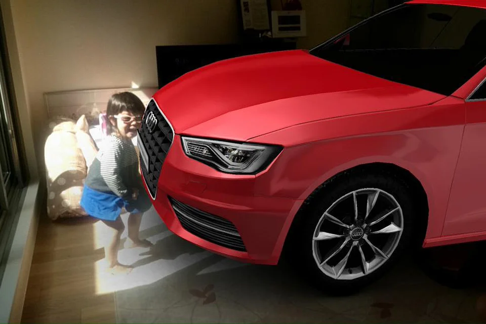 Real Size Audi A3 「実物大A3 ARフォトコンテスト」