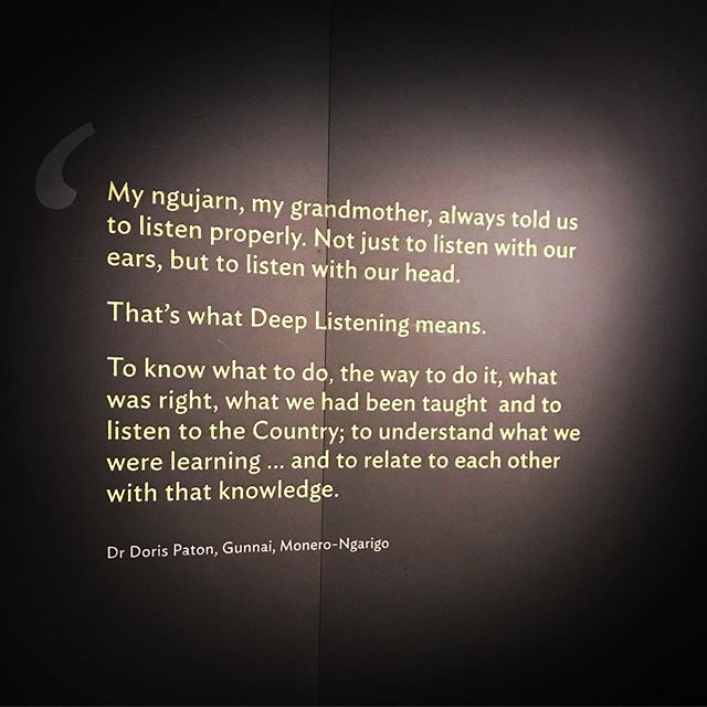 Wise words.