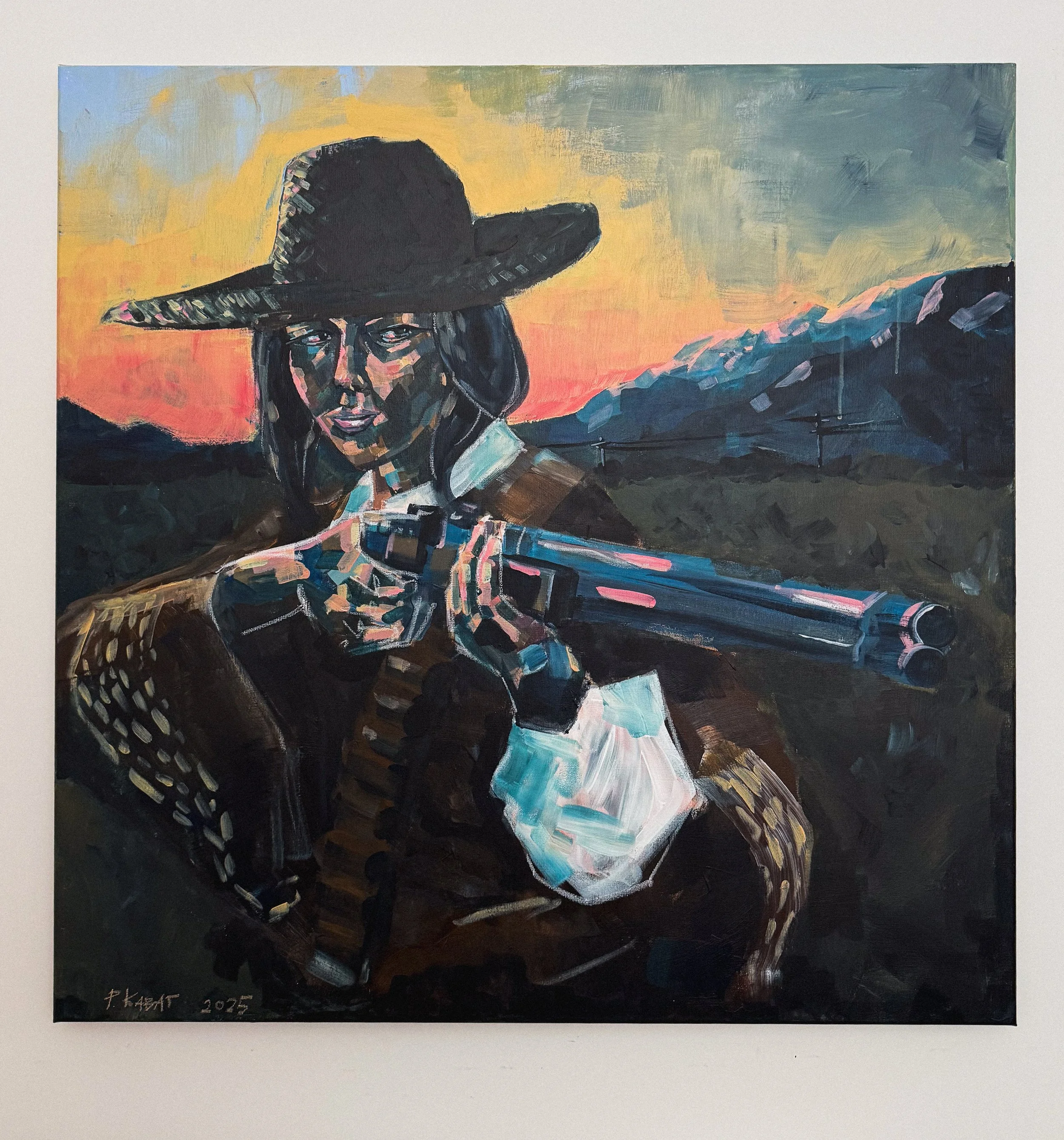 Girl with a gun