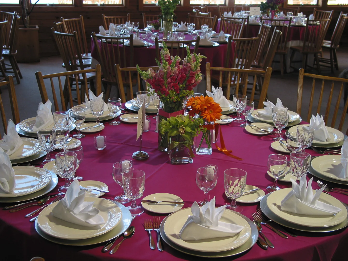 Table Setup Ideas — Jimbo's Club at the Point
