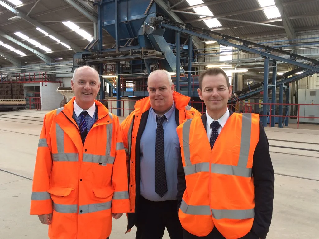 MEP Dan Dalton visits Ibstock Brick's Chesterton site