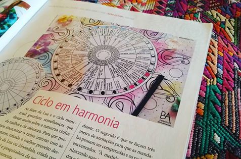Mandala da Lua DanzaMedicina na Revista Bons Fluidos.