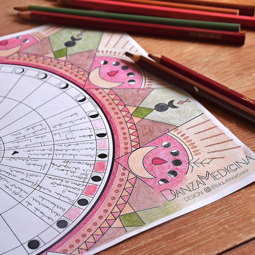 Mandala da Lua DanzaMedicina por Barbara Blauth