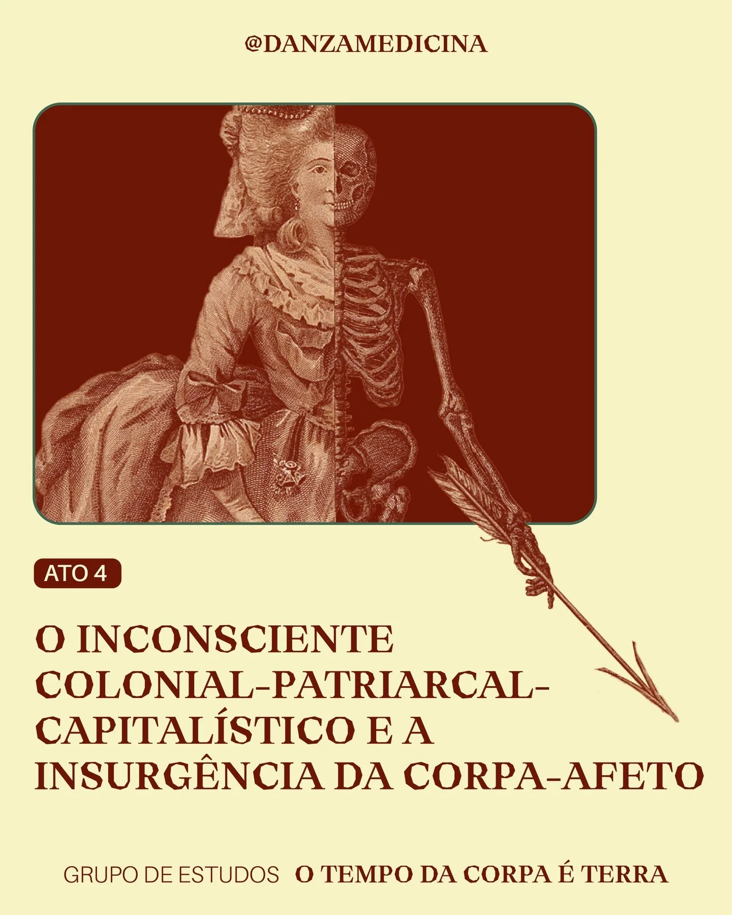 Neste encontro do ATO 4 do nosso Grupo de Estudos levantamos alguns dos desafios, limites, pot&ecirc;ncias, desvios e possibilidades de um processo terap&ecirc;utico para mulheres que dialogue - e batalhe contra - o regime antropo-falo-ego-logoc&ecir
