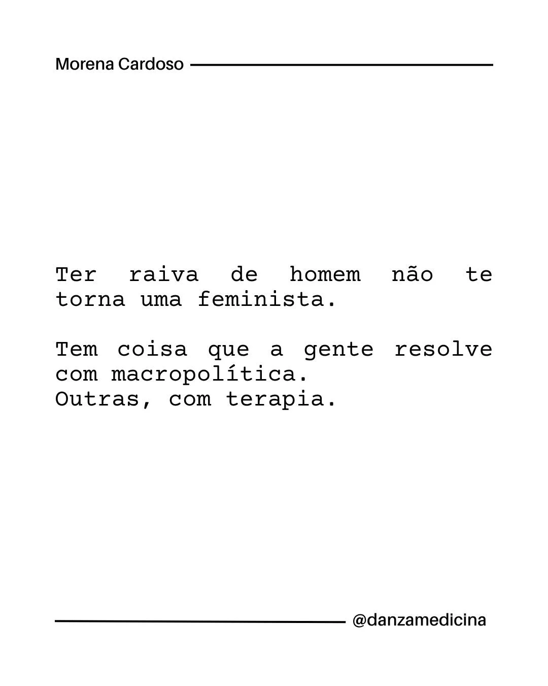 [Eng👇🏽] da s&eacute;rie Que as bruxa v&eacute;ia nos proteja 💘🌋💅🏼

A raiva tem um papel crucial no processo de emancipa&ccedil;&atilde;o e empoderamento feminino, pois &eacute; o que muitas vezes nos permite deslocar da anestesia, tirar do torp