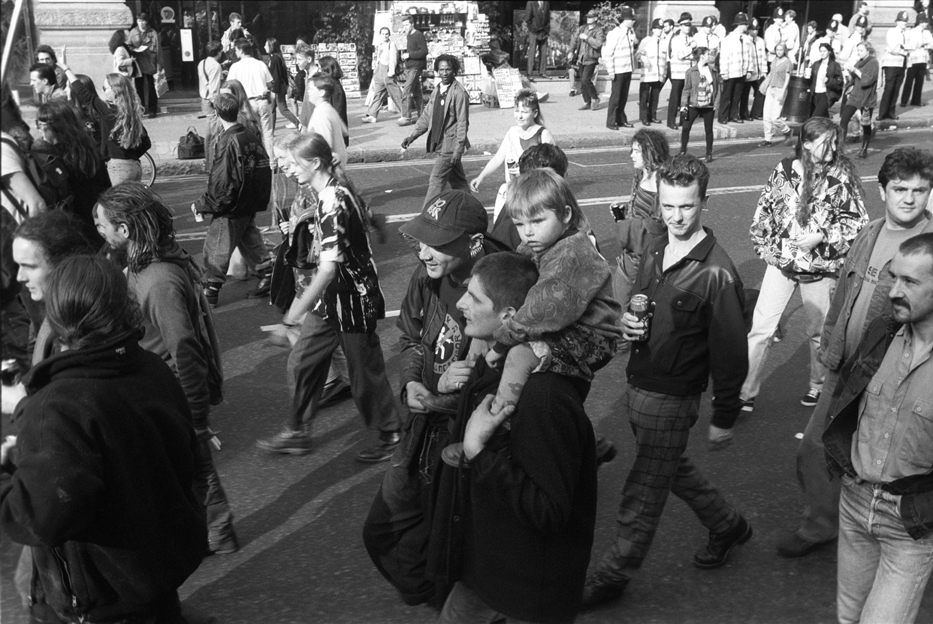 3rd Anti Criminal Justice March London 9 Oct 94