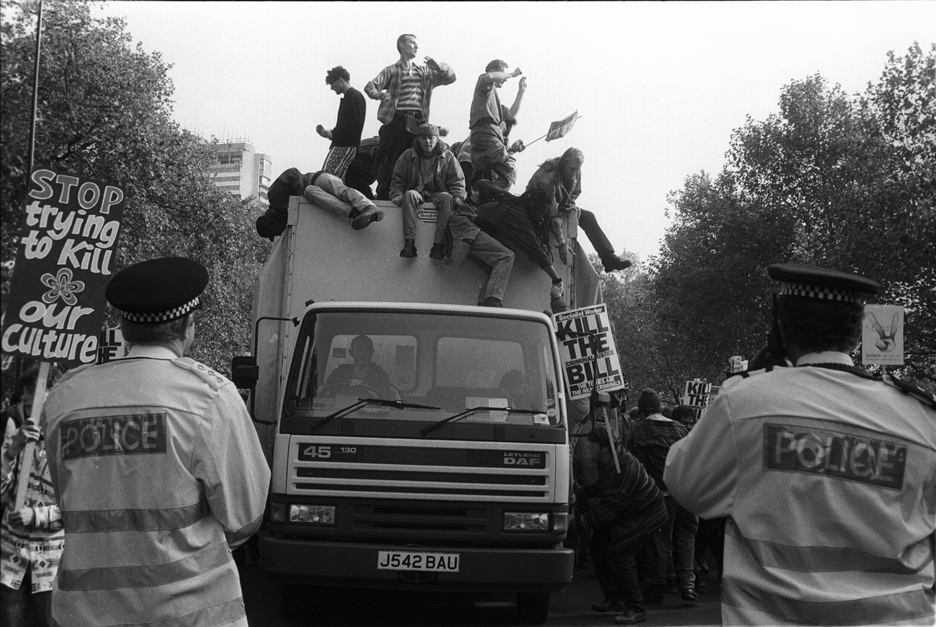 3rd Anti Criminal Justice March London 9 Oct 94