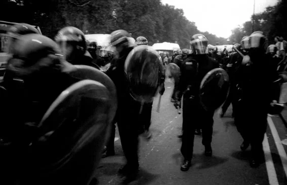 Anti CJA 3 94 Park Lane Riot Police