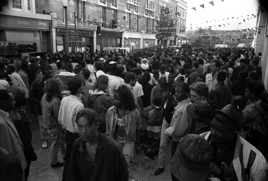 Crowd Notting Hill Carnival 1989