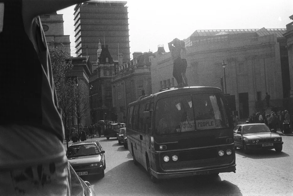 1st Anti CJA March Sunnyside Trafalgar Square London Mayday 94