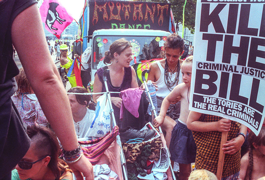 2nd Anti CJA March London 24 July 94