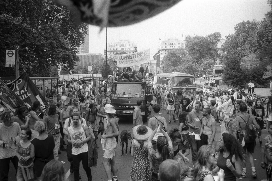 2nd Anti CJA March London 24 July 1994