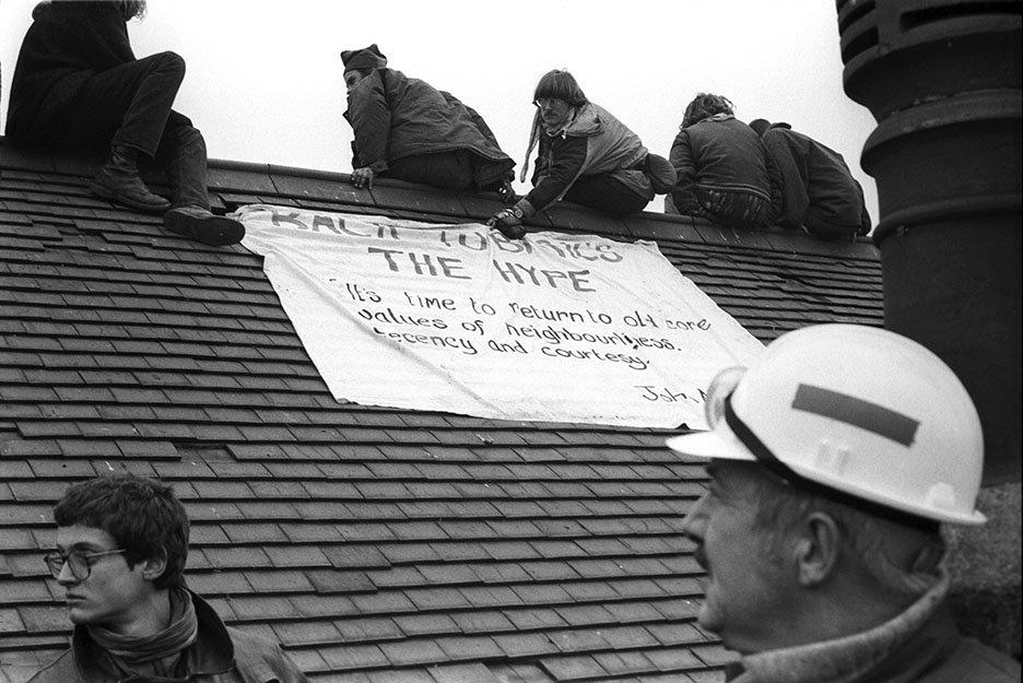 Wanstonia Eviction No 11 Link Protest 6 Feb 94