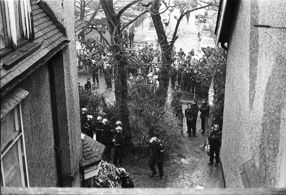 Wanstonia Eviction No M11 Link Road Protest 16 Feb 94