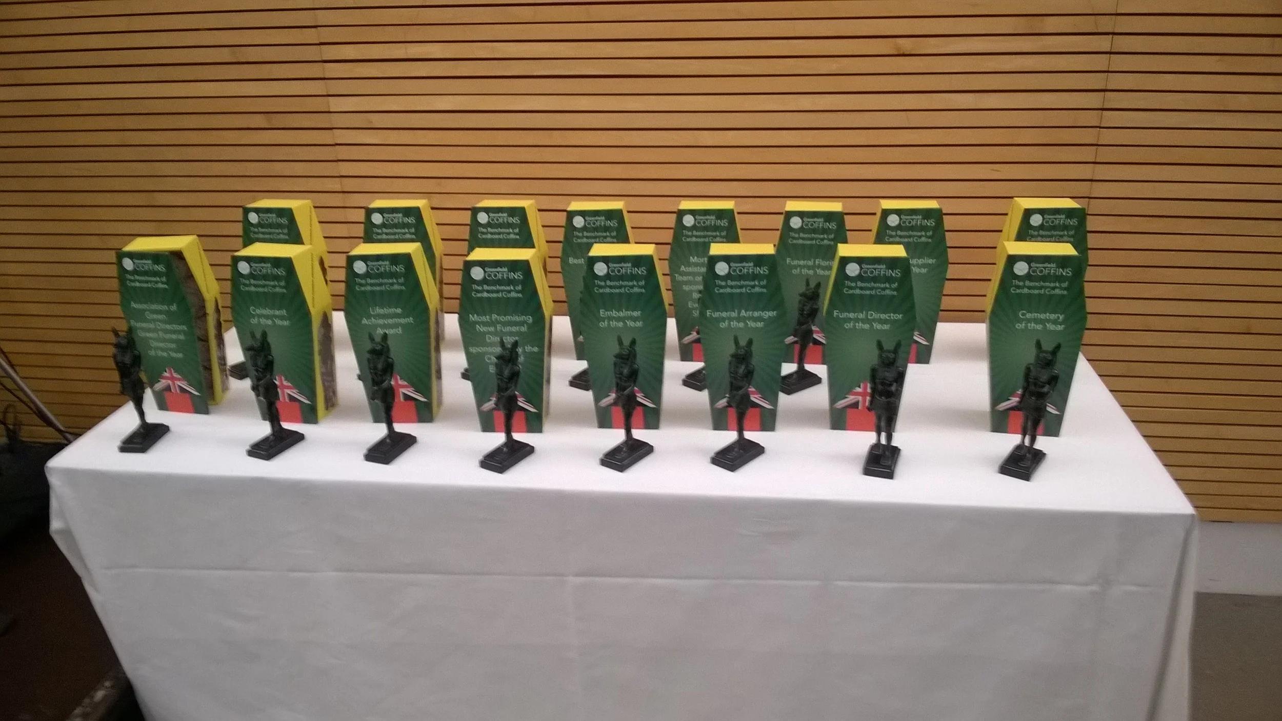 We were proud to win Coffin Supplier of the Year award at the Good Funeral Award 2015.