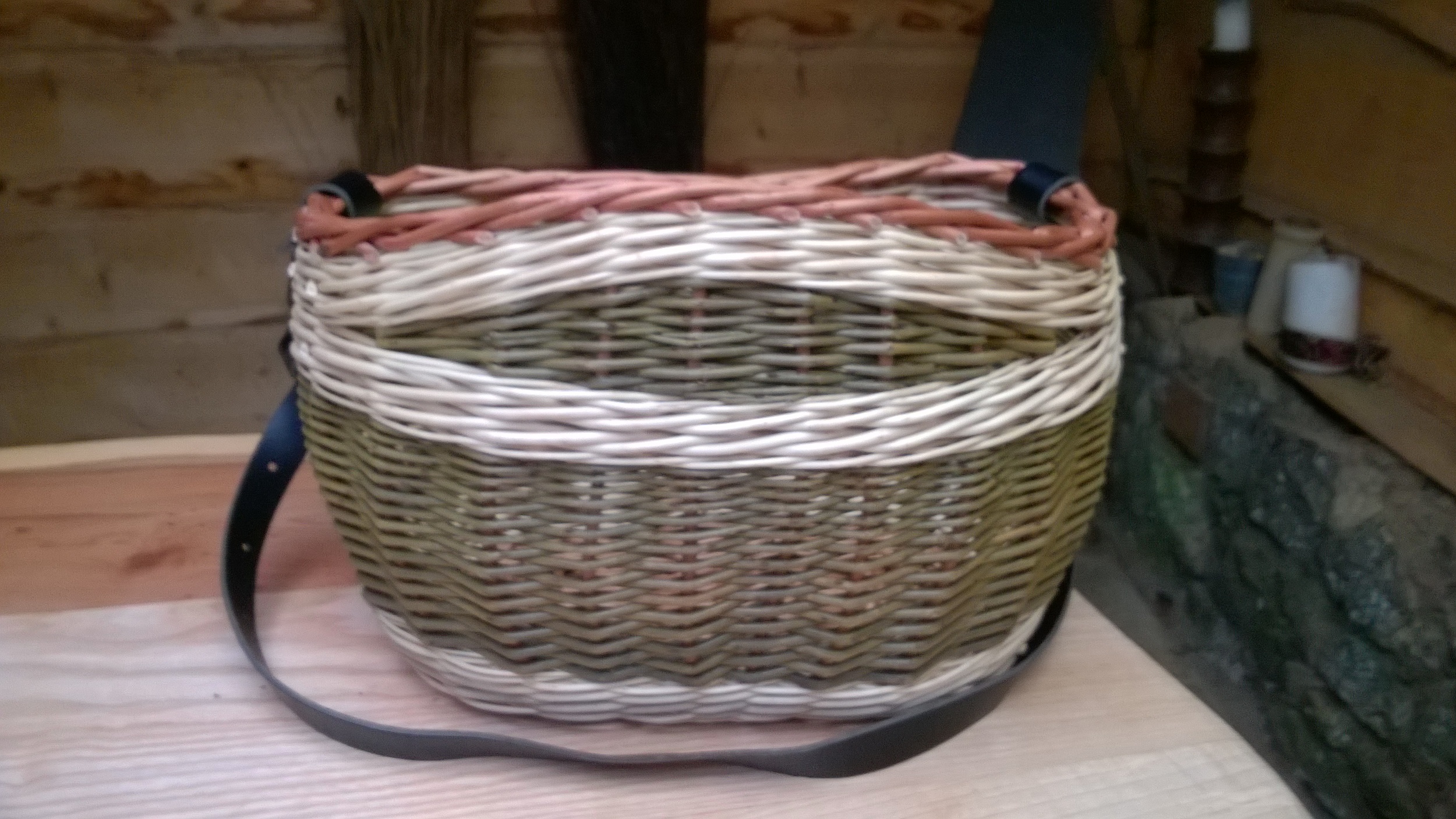 Field Basket With Leather Handle £75