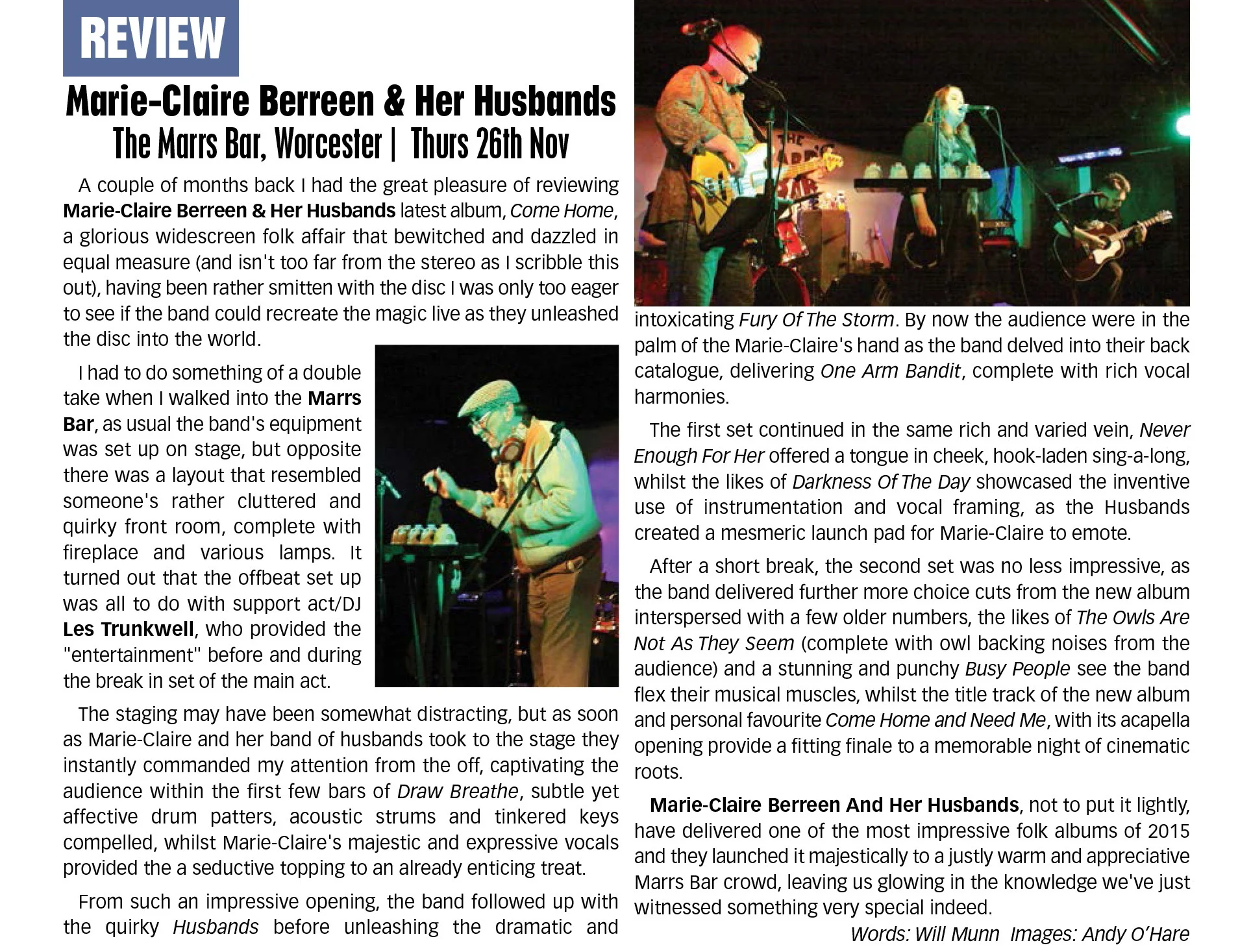 Slap Magazine live review