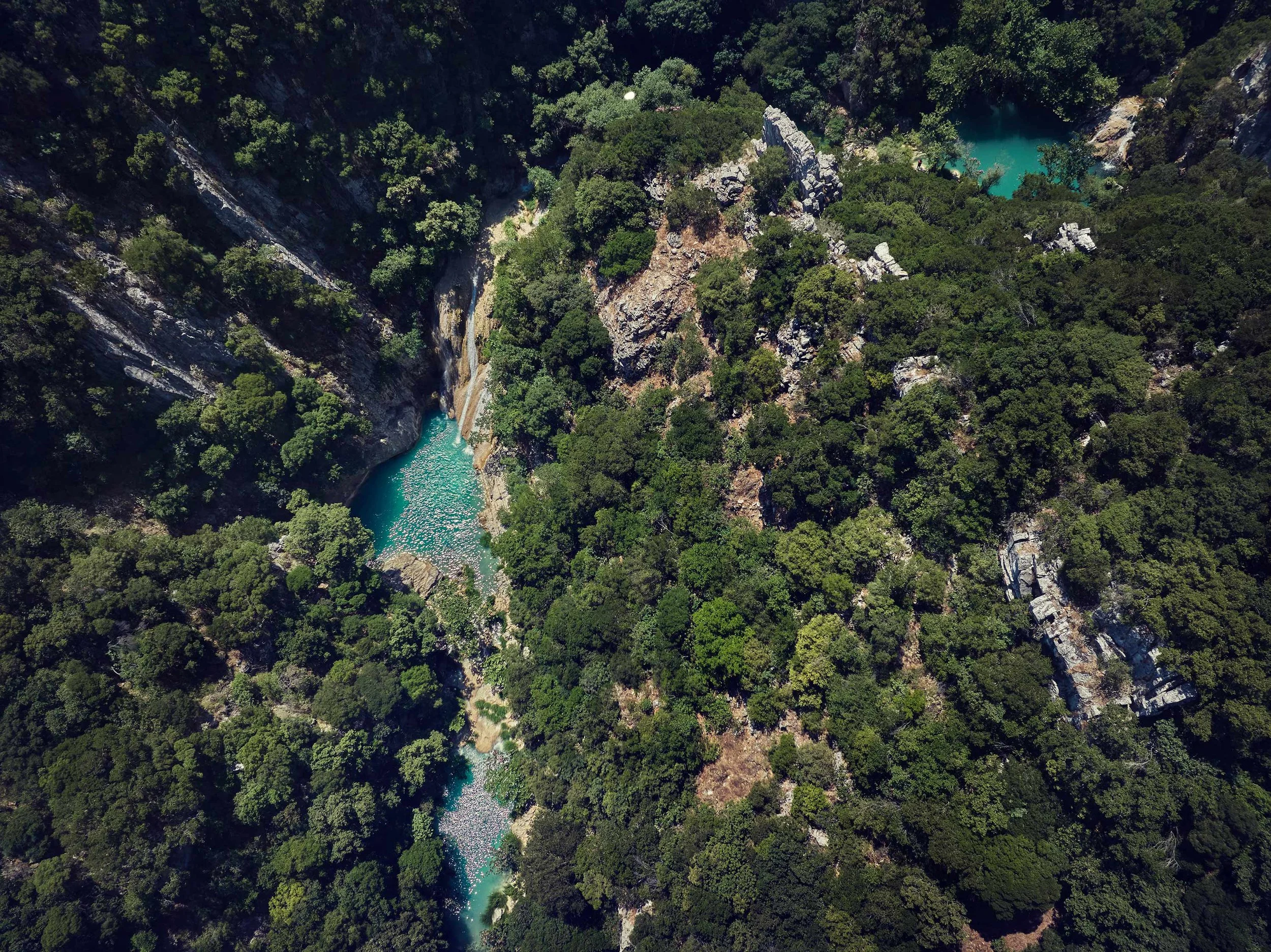  POLOLIMNIO WATERFALLS / GREECE 