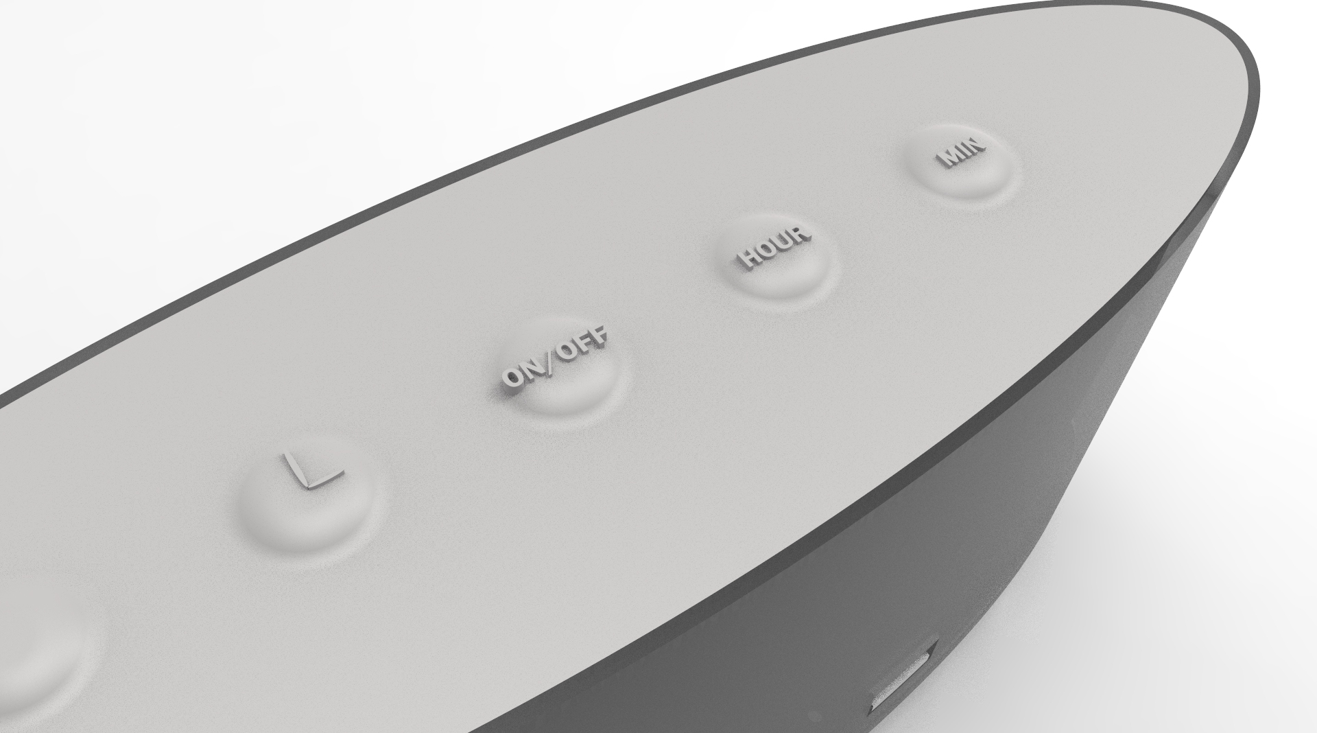 -Soft touch buttons 